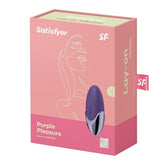 Satisfyer Layons Clitoral Vibrator Pleasure Purple Silky Default Title > Sex Toys For Ladies > Clitoral Vibrators and Stimulators